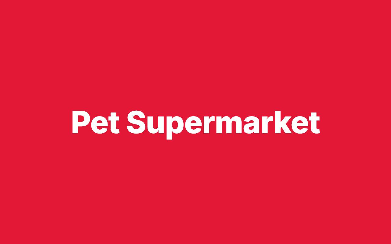 Pet Supermarket website preview