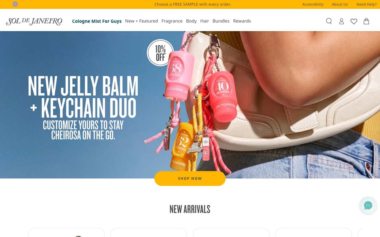 Sol de Janeiro website preview