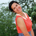 Dressing Up: Coral, Navy and Pattern Print