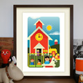 Vintage Fisher Price Illustrated Prints