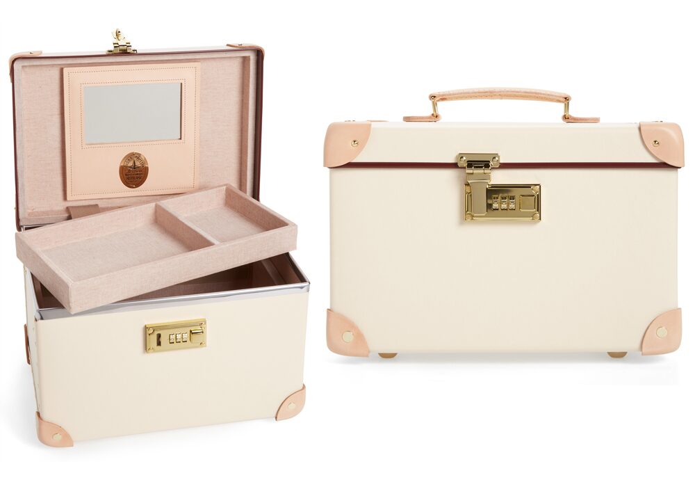 Vintage Safari Vanity Makeup Case by Globe-Trotter