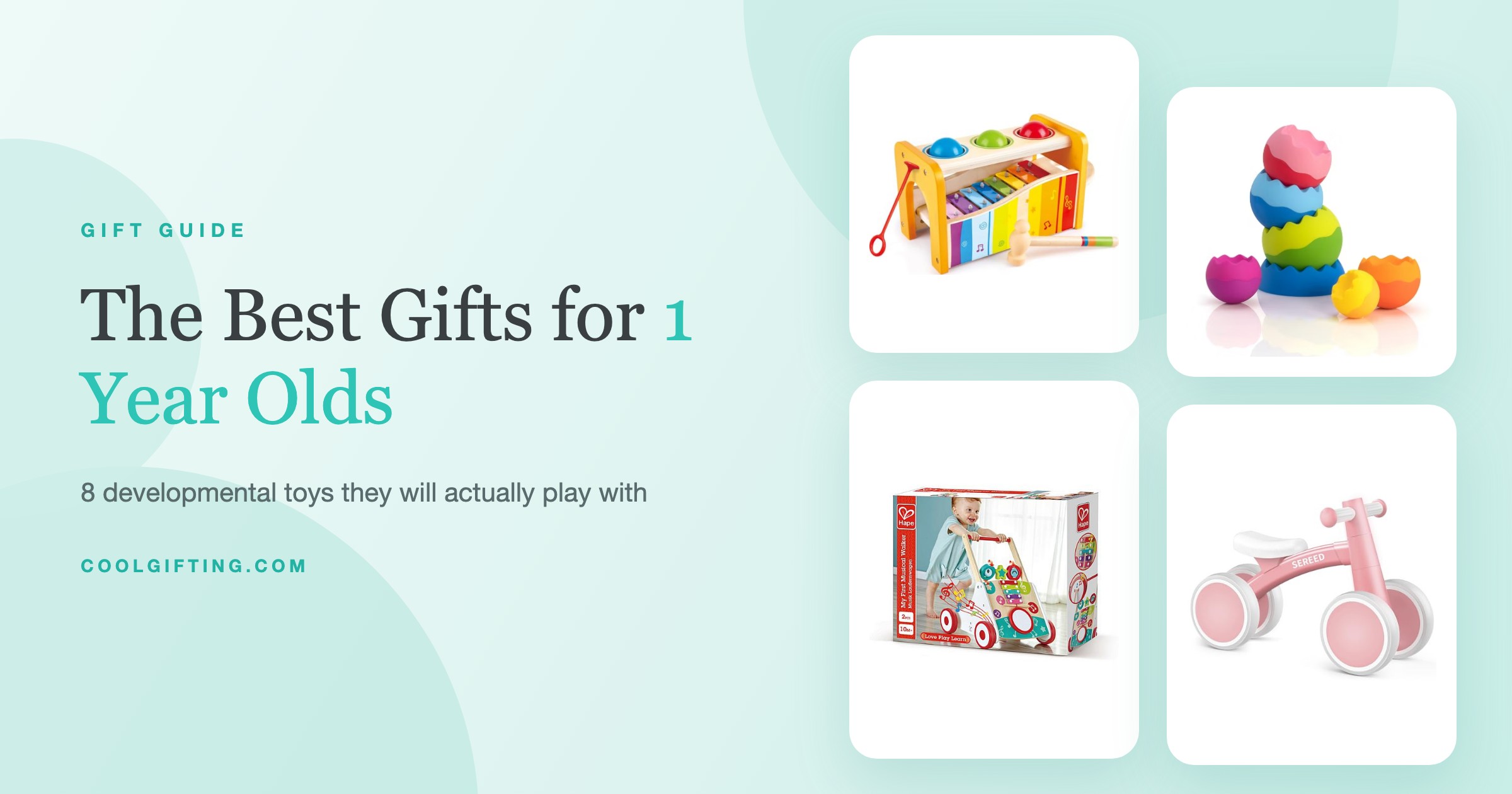 The Best Gifts for 1 Year Olds: 8 Developmental Toys They Will Actually Play With