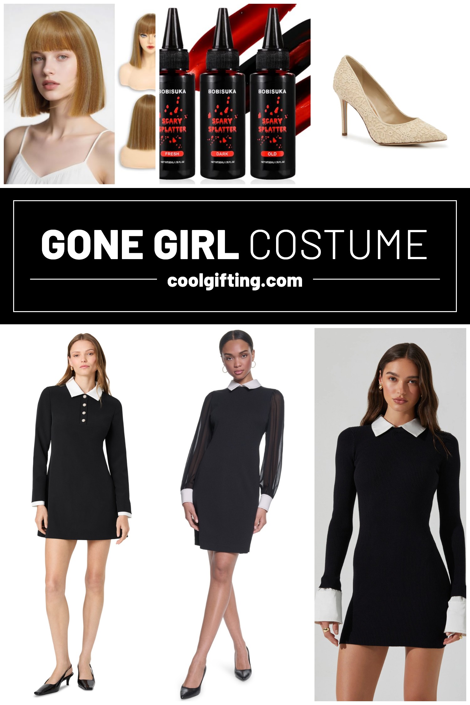 Gone Girl Halloween Costume 2026: The Amy Dunne Collar Dress and Every Piece You Need