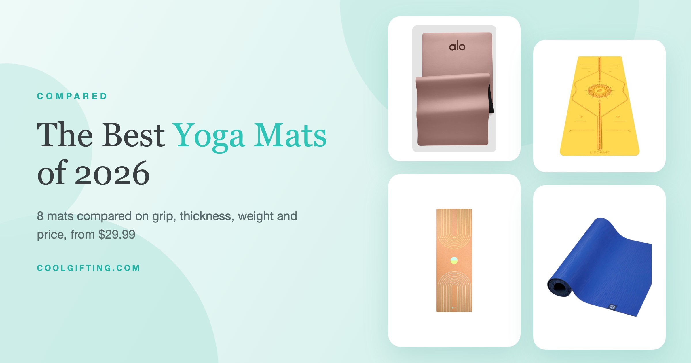 Best Yoga Mats of 2026: 8 Mats Compared on Grip, Thickness, Weight and Price